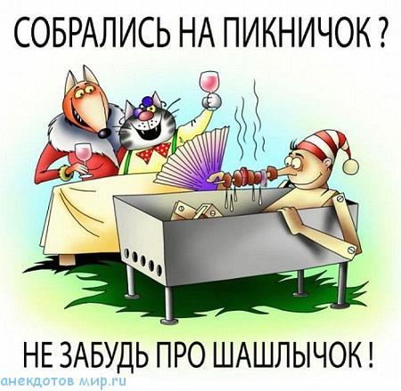 смешной анекдот про шашлык