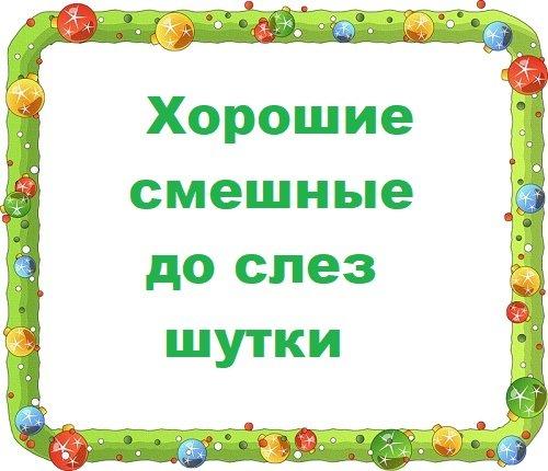 Подробнее о статье Хорошие смешные до слез шутки