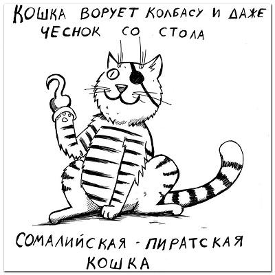 анекдот картинка про котов и кошек