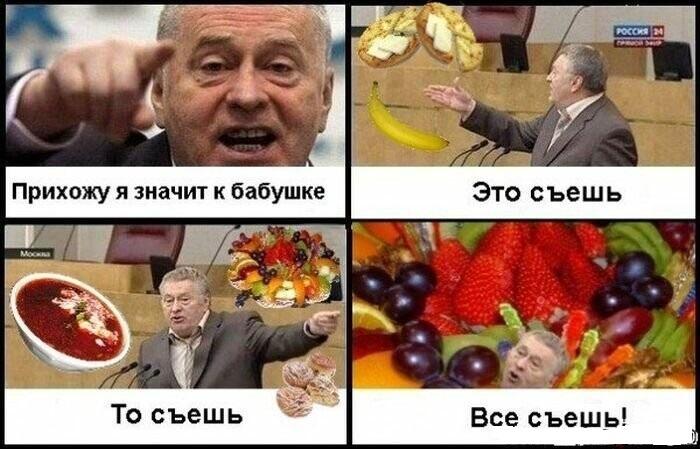 Смешные мемы с Жириновским