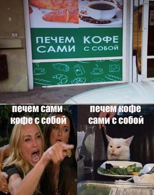 Мемы девушек с котом