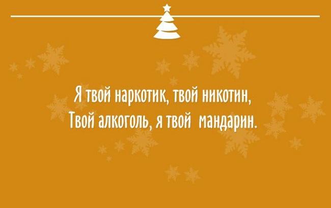 Подробнее о статье Прикольные до слез статусы про Новый год