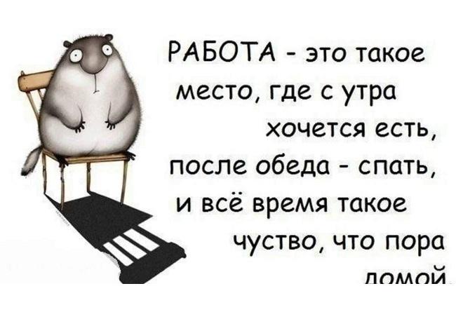 Подробнее о статье Смешные статусы про работу на картинках