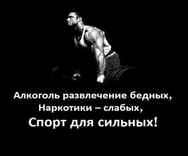 Цитаты и фразы про спорт и тренировки (картинки)