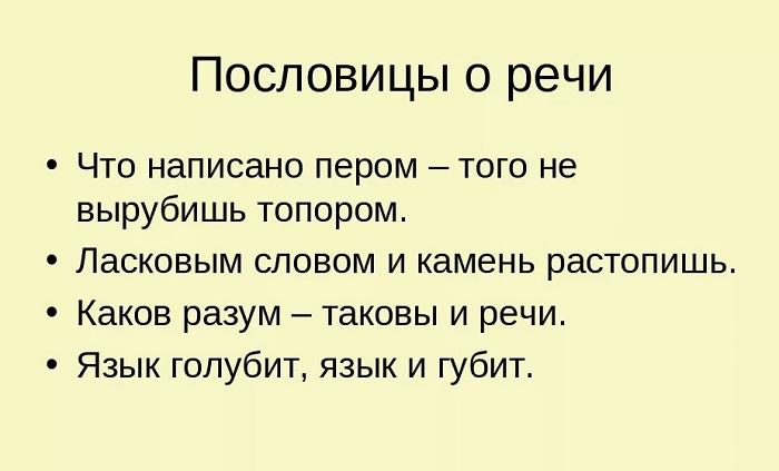 Подробнее о статье Лучшие пословицы и поговорки про речь