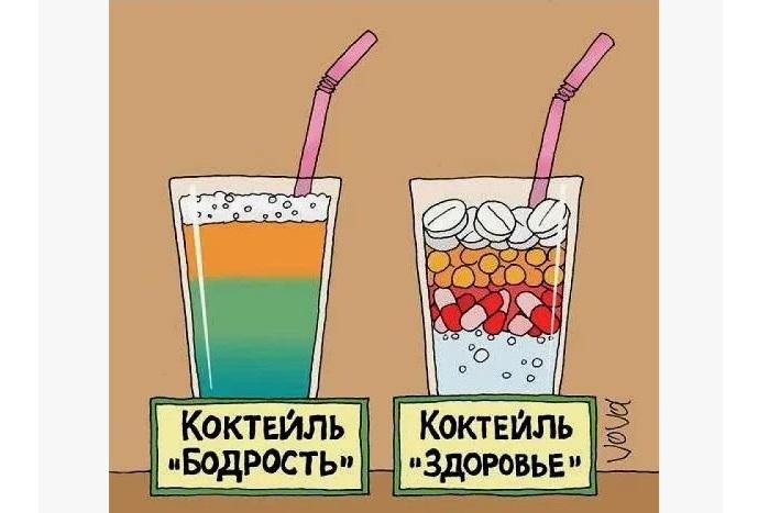 Анекдоты про коктейли